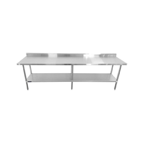 KS1 QuickShip Worktable 108"W X 24"D X 35"H 16/304 Stainless Steel — SMTEB16-24108S