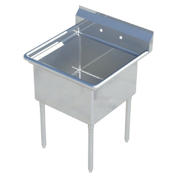 KS1 Sink 1-compartment 23"W X 23-1/2"D X 44-1/4"H Overall Size — SMS1818