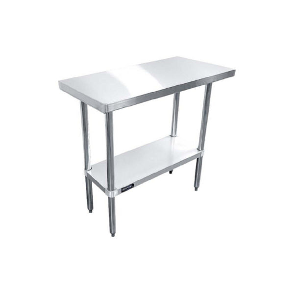 KS1 QuickShip Worktable 48"W X 36"D X 35"H 18/430 Stainless Steel Flat Top — SMTE-3648G