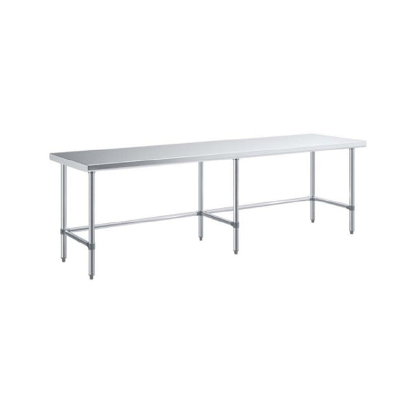 KS1 Worktable 108"W X 30"D X 35"H 18/430 Stainless Steel — SMTEO-30108G