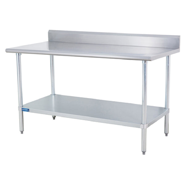 KS1 Work Table 30"W X 30"D 18/400 Stainless Steel Reinforced Top — SMTB-3030G