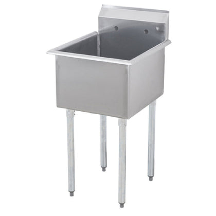 KS1 QuickShip Budget Sink One Compartment 27"W X 27-1/2"D — SMSQ2424