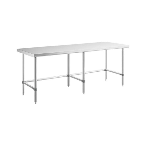 KS1 Worktable 84"W X 18"D X 35"H 18/430 Stainless Steel — SMTEO-1884S