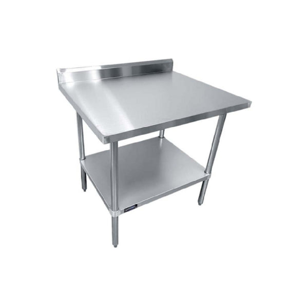 KS1 Worktable 48"W X 30"D X 35"H 18/430 Stainless Steel Top Shelf — SMTEB-3048G