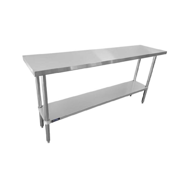 KS1 QuickShip Worktable 60"W X 36"D X 35"H 18/430 Stainless Steel Flat Top — SMTE-3660S