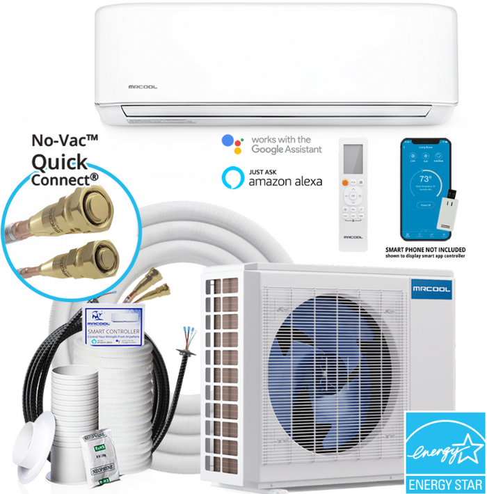 MRCOOL DIY 4th Gen Single-Zone 12K BTU Condenser 115V, DIY-12-HP-C-115C25 — MRCOOL model DIY-12-HP-C-115C25, product image 1