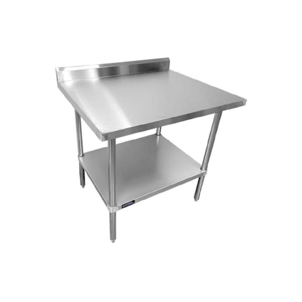KS1 QuickShip Worktable 48"W X 24"D X 35"H 16/304 Stainless Steel — SMTEB16-2448S