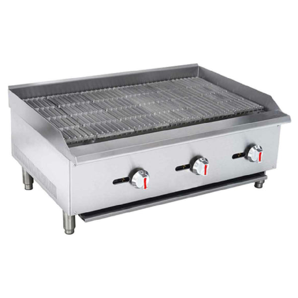 KS1 Charbroiler Gas Countertop — SE-CCB36 NG/LP