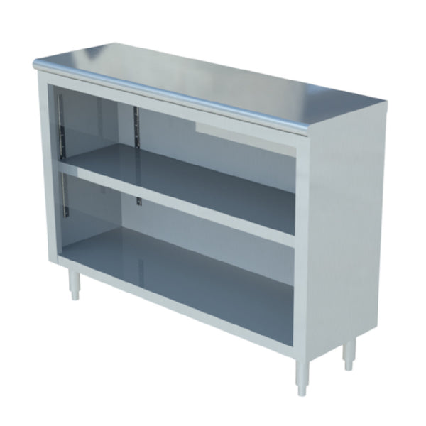 KS1 QuickShip Enclosed Base Dish Cabinet Open Front 60"W X 15"D X 36"H Overall Size — SMDC-1560