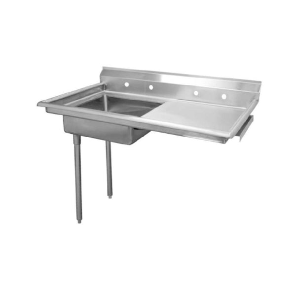 KS1 QuickShip Sink 3-compartment (3) 18"W X 24" Front-to-back X 14" Deep Compartments — SMS-3-1824-D18