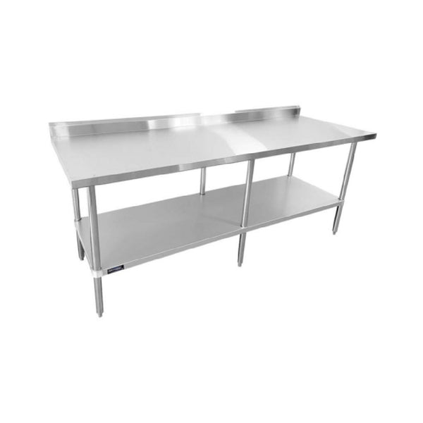 KS1 QuickShip Worktable 84"W X 30"D X 35"H 18/430 Stainless Steel — SMTEB-3084S