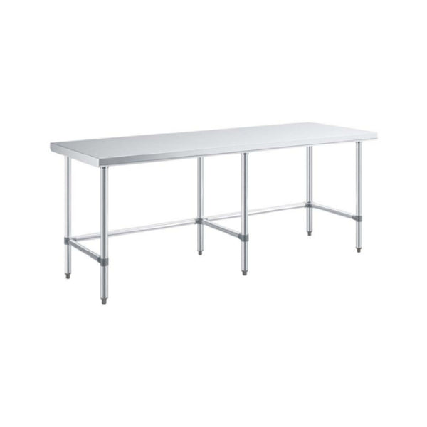 KS1 Worktable 96"W X 18"D X 35"H 18/430 Stainless Steel — SMTEO-1896G