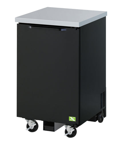 National Commercial 1 Door Back Bar - Black (24") — NMS-CR-BBC-001