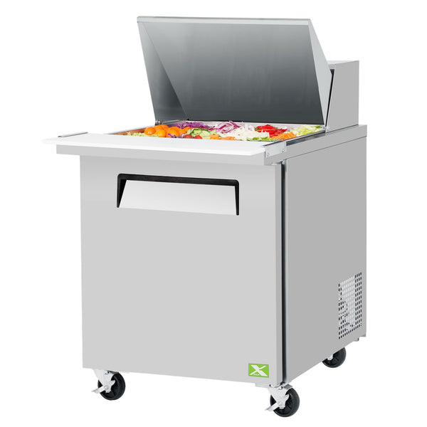 1 Door Food Prep Table - Mega Top commercial prep tables - NMS-CR-PRT-001