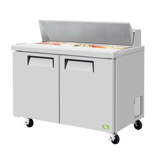 2 Door Food Prep Table commercial prep tables - NMS-CR-PRT-006