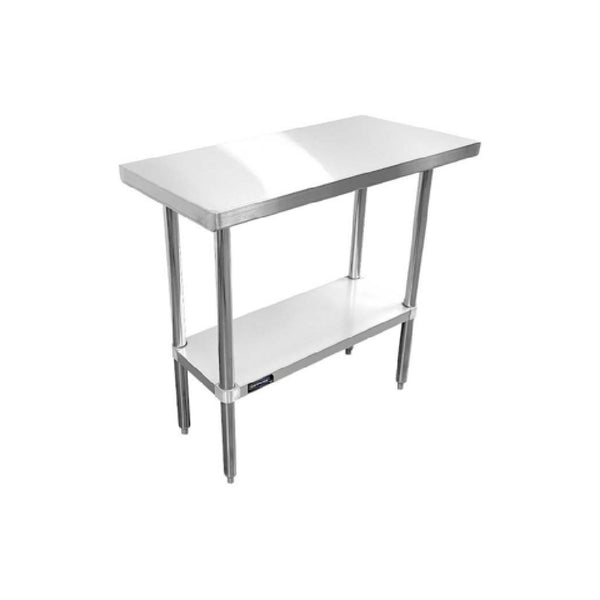 KS1 QuickShip Worktable 48"W X 36"D X 35"H 18/430 Stainless Steel Flat Top — SMTE-3648S