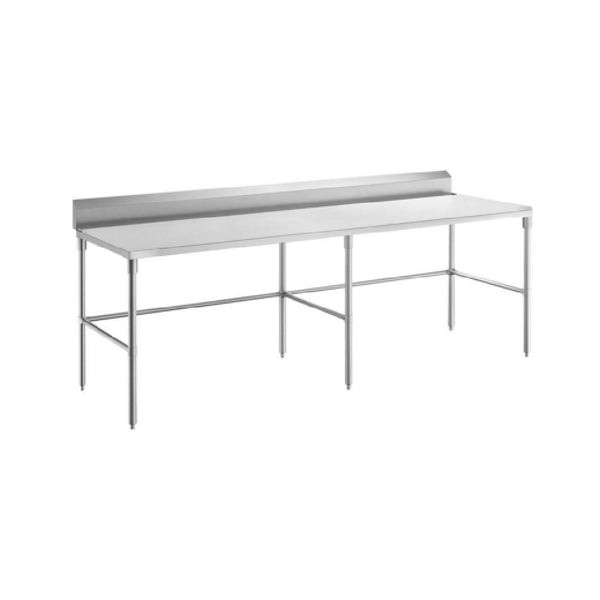 KS1 Worktable 96"W X 24"D X 35"H 18/430 Stainless Steel — SMTEOB-2496S