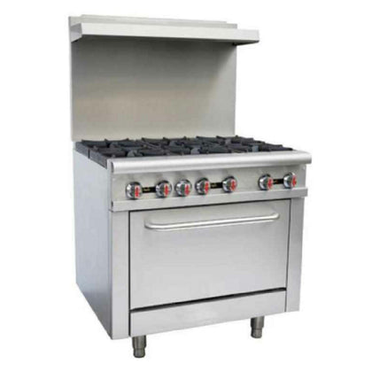 KS1 Restaurant Range Gas Floor — SE-RA36 NG/LP