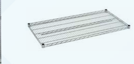 KS1 SHELF, (30.." X 72") INCLUDES: (4) SLEEVE CLIPS PER SHELF, WIRE, CHROME PLATED FINISH, NSF (QTY PK = 2 EACH) — SMWCS30-72